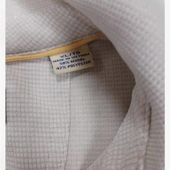 Tommy Bahama Modal Blend Short Sleeve Polo Shirt Sand Colour Size XL - Picture 7 of 10